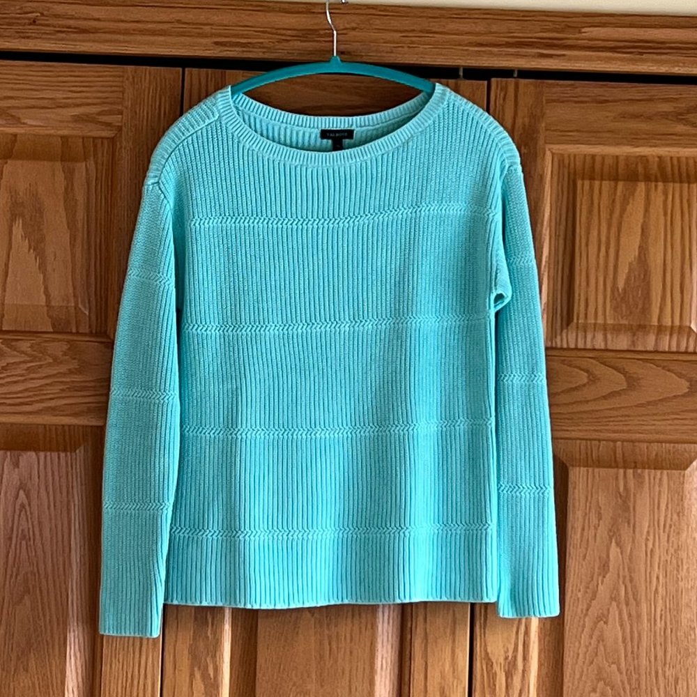 TALBOTS - Pima Cotton Bateau Neck Sweater - NEW with Tag